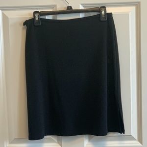 Black mid length dress skirt sz M